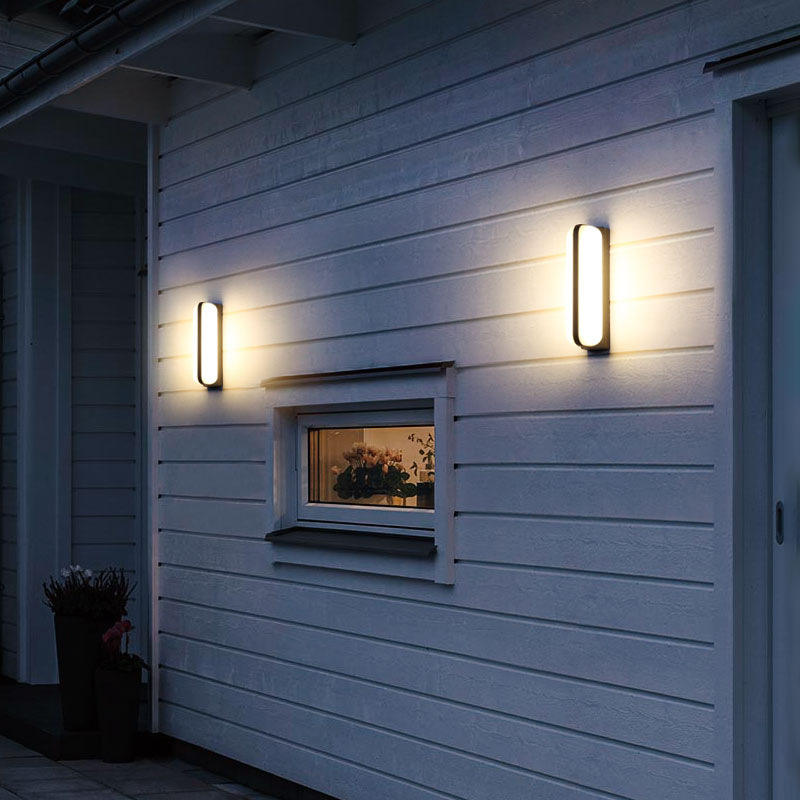 Acryl Moderne Minimalistische LED-Wandlamp Waterdicht IP65 Indoor Outdoor Voor AC85-265V Tuinstraatverlichting Balcony Sconces