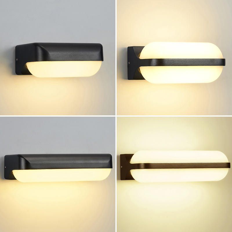 Acryl Moderne Minimalistische LED-Wandlamp Waterdicht IP65 Indoor Outdoor Voor AC85-265V Tuinstraatverlichting Balcony Sconces