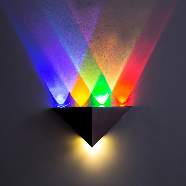 Hagood New Arrival 5W Triangle Decorative Led Wall Light AC85-265V Indoor Lighting Scandinavian Simple Modern Vintage