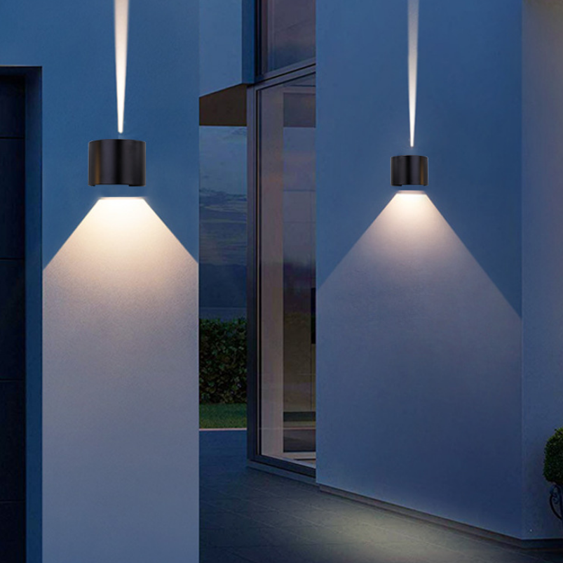Hagood New Semicircle Waterproof Wall Lamp Led Wall Sconce Outdoor Lighting Waterproof IP65 Adjustable Lighting Angle