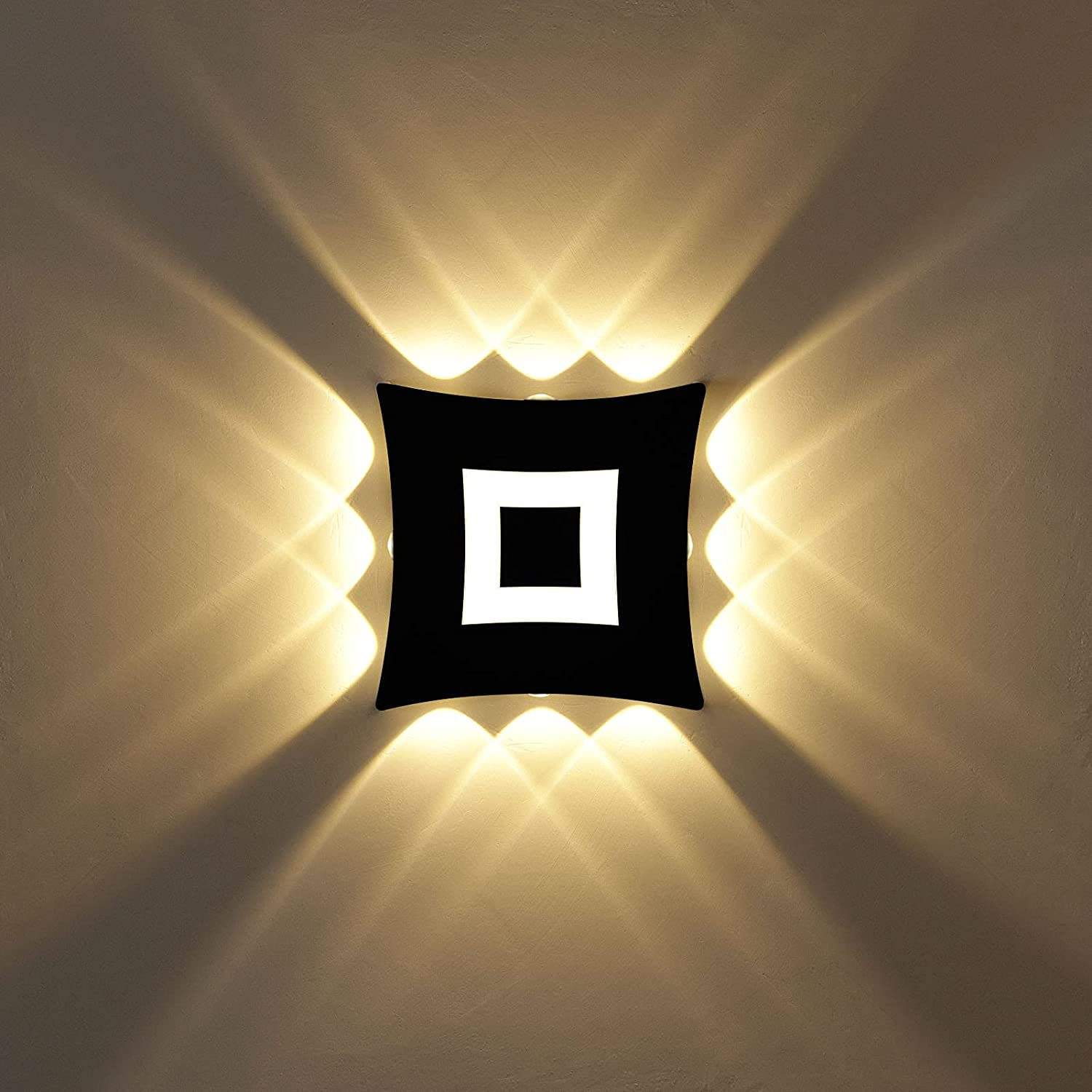 Modern Wall Lamp Cube Led Wall Sconce Lamp Waterproof IP65 Interior Wall Light 110V 220V For Bathroom Outdoor Lighting 4W 6W 8W