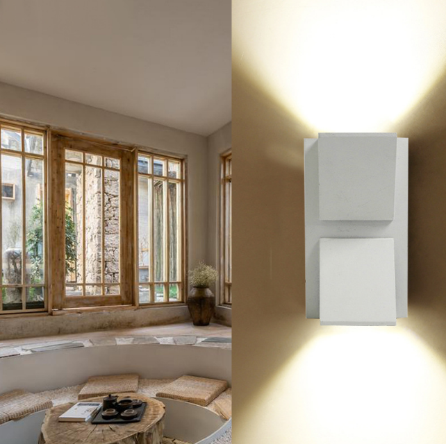 Outdoor Lighting Waterproof Wall Lamp Modern Aluminum Up And Down Led Wall Light Exterior Yard Porch Light