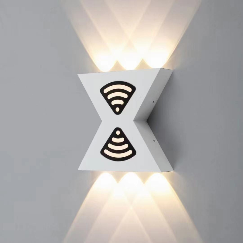 12W Letter Shaped Wall Lamp Up And Down Light Outdoor Led Wall Sconce Modern Outdoor Wall Sconce Black Outdoor Sconce Black Outdoor Wall Sconce