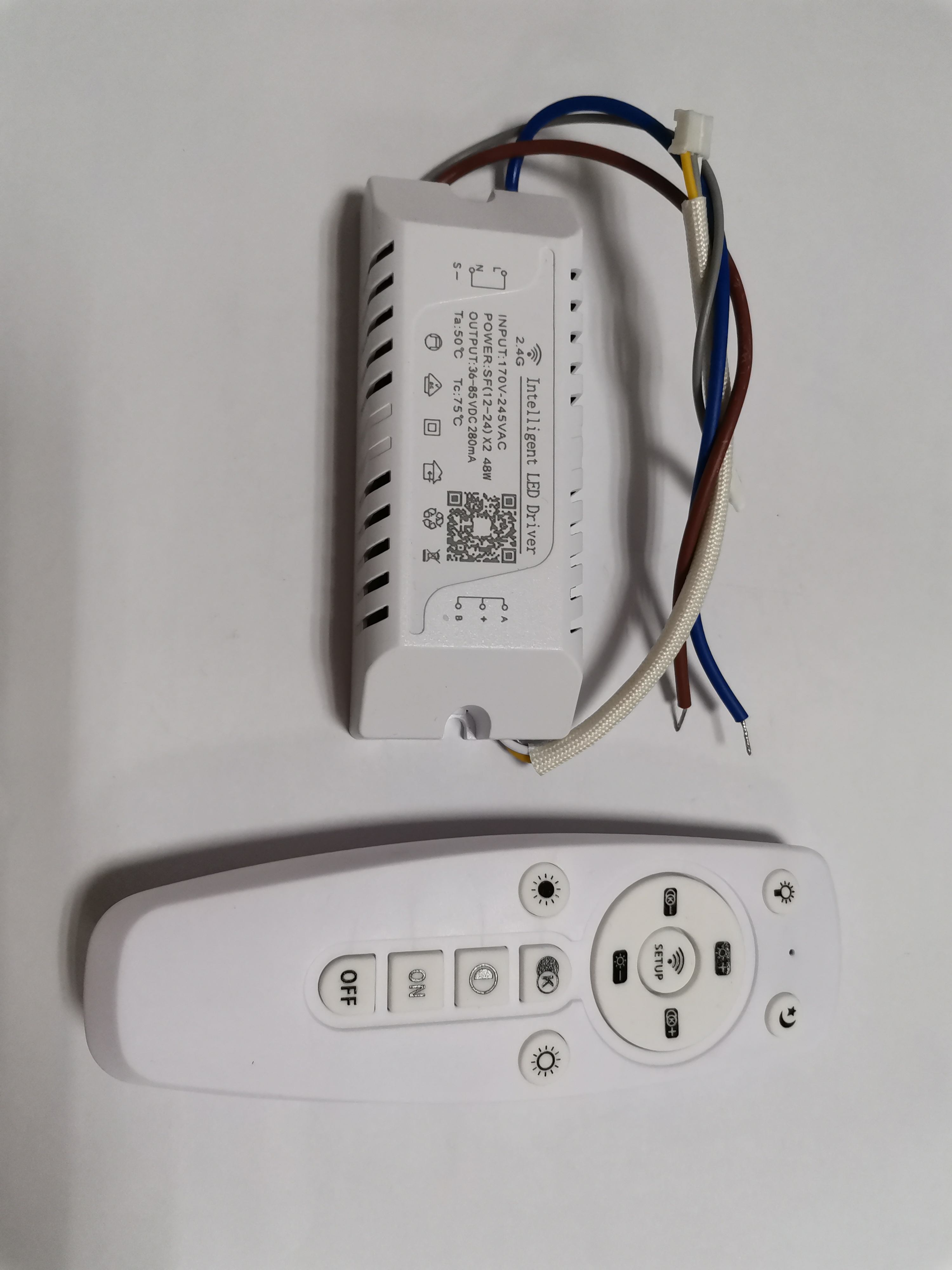 Tuya APP Gateway Compatible Zigbee Smart Dip Dimming Power Driver 2.4G app control and controller