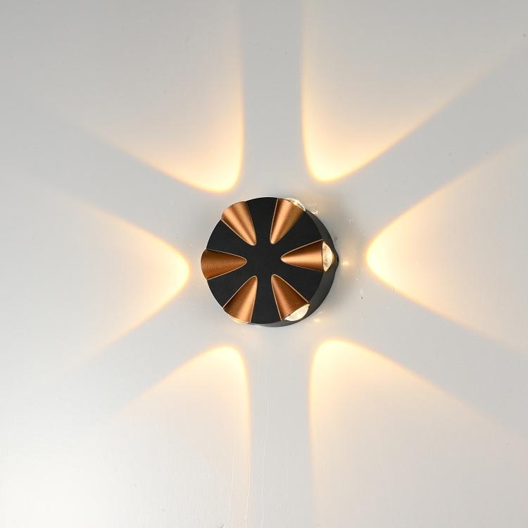 Outdoor Wall Lamp Waterproof Balcony Led Outdoor Lamp Stair Aisle Creative Courtyard Gate Super Bright External Wall Lamp