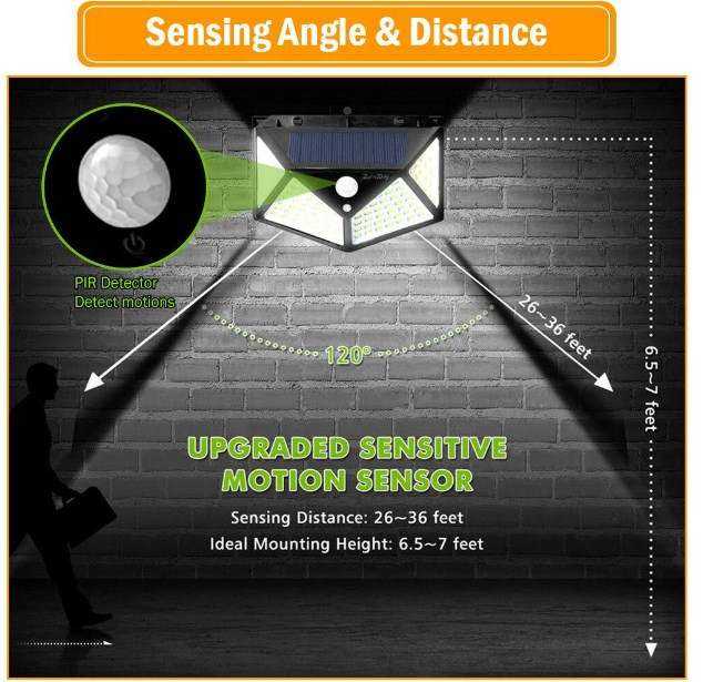 Out door manufacturer hanging solar energy lighting house wall motion sensor outdoor waterproof solar led garden lights for home