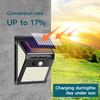 Smart Solar LED Outdoor Waterproof Up and Down Luminous Lighting Garden Decoration Solar Lights Stairs Fence Sunlight Lamp