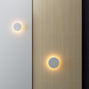 12W AC85-265V LED Wall Lamp Circular Round Moon Wall Sconces Lighting Fixtures For Living Room Bedroom Study Room Stair