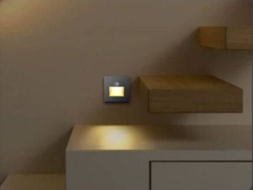 LED night light 86 type embedded light sensing floor lamp LED stair lamp stage light step lamp for night factory directory