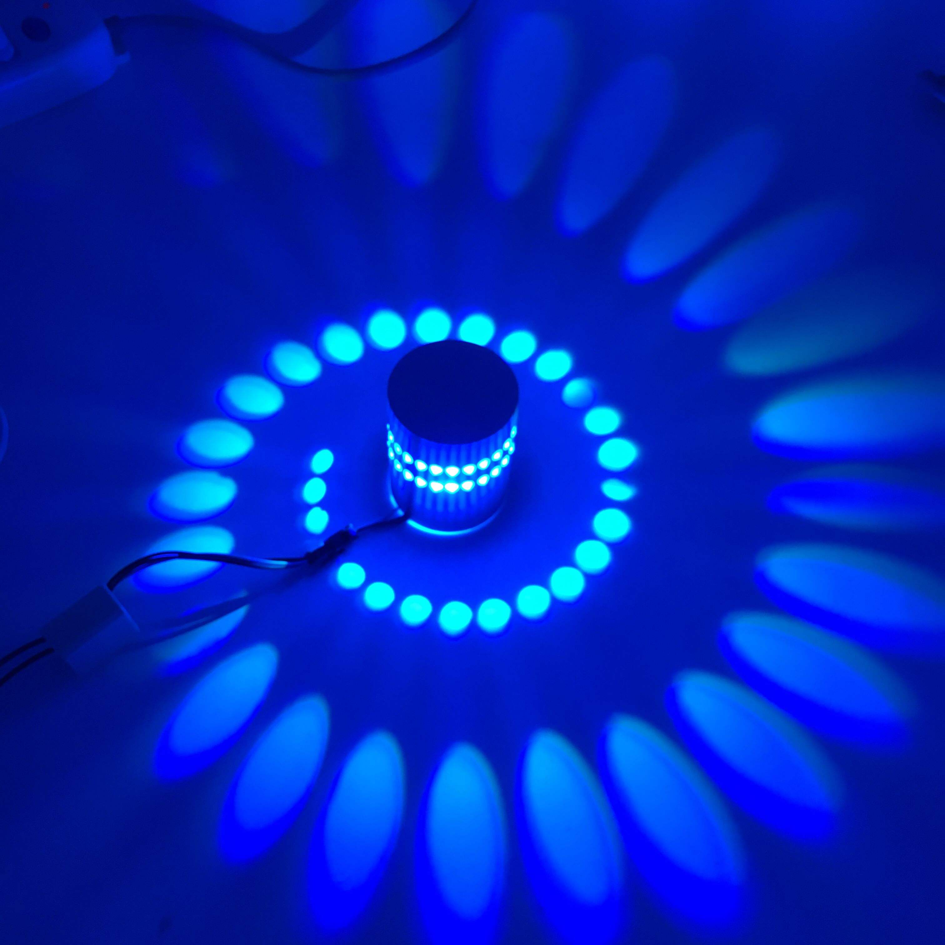 Spiral Hole RGB LED Wall Light for Indoor Home Decorate Fancy Night Lights Ceiling Light Loft Vogue Furniture