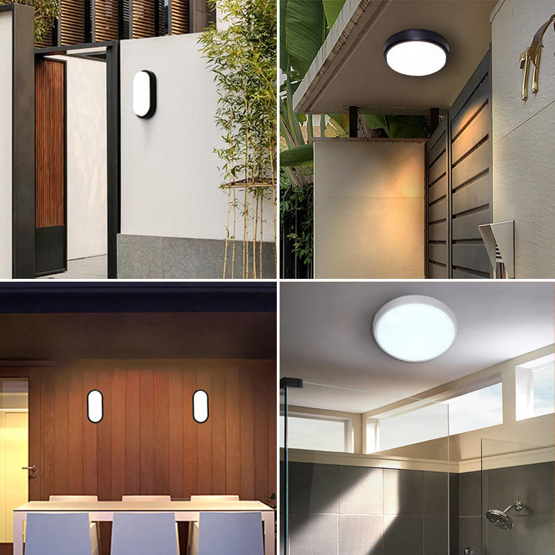 Outdoor Light LED Ceiling Anti Moisture-proof Light Outdoor Courtyard Villa Corridor Balcony Light Bathroom Induction Stairs