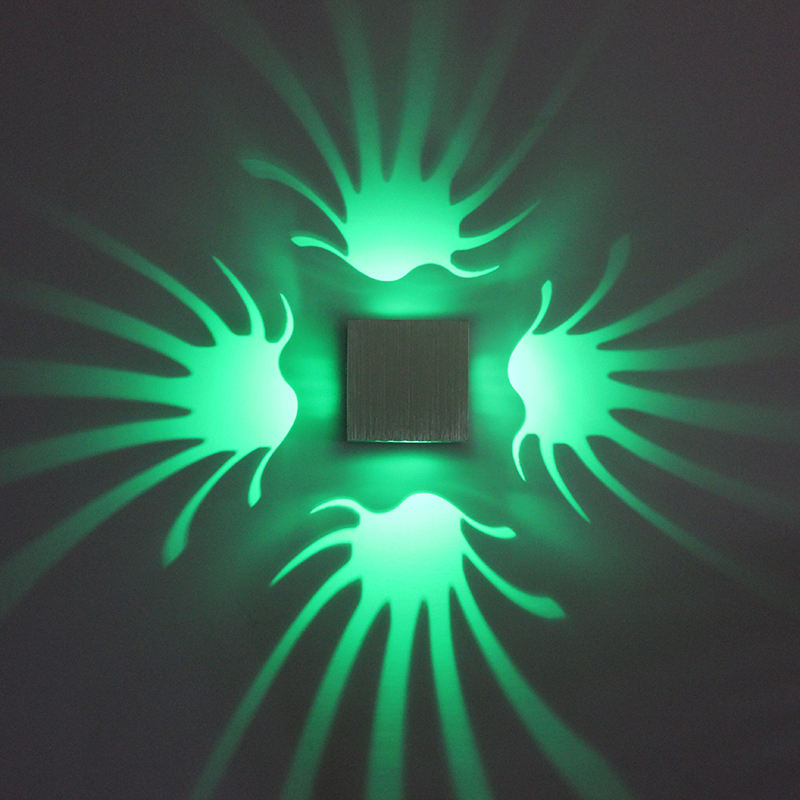 Microprocessor Led Rgb Wall Light 3w Indoor With BOM/One-stop Service