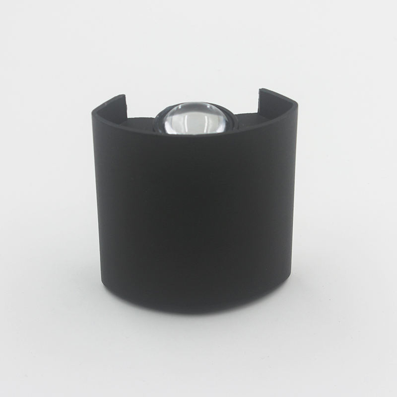4W Arc-shaped Outdoor Waterproof Up And Down LED Wall Lamp Aluminum Modern Wall Sconce Lighting Wall Light