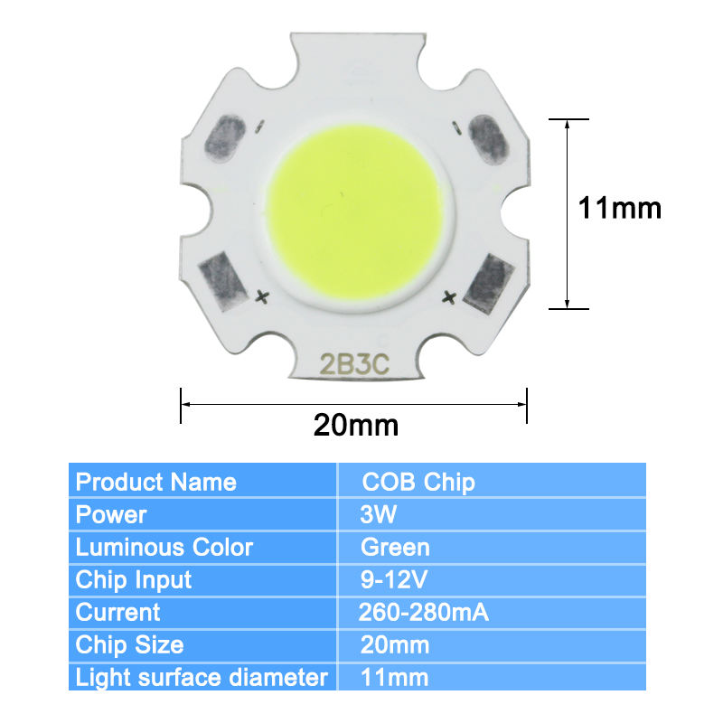 COB Plum Blossom warm white/cold white/red/green/blue/yellow/purple color light COB chip