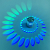 Factory Hot Sales Spiral Hole Led Wall Sconce Light Lamp Rgb with Wholesale Price