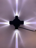 4W 12W LED Outdoor Wall Lamp Cross Star 4 Side Lighting Waterproof IP65 For Garden Decoration Outdoor Light