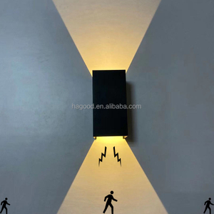 New Up And Down Lamp Led Modern Square IP65 Waterproof Outdoor Home Wall Sconce High Quality Cheap Price