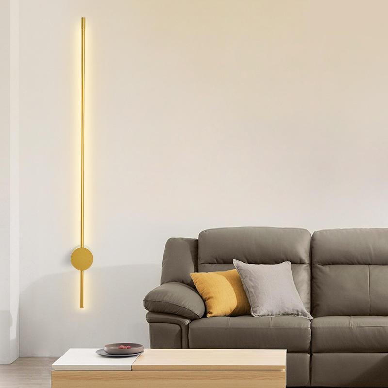 Nordic Slaapkamer Nachtkastje Wandlamp Creatiev Klok Lange Trap Gang Gangpad Woonkamer Achtergrond Wall Art Lamp Cafe Hotel