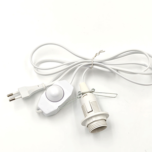 Lamp Holder Socket Lamp Base for Bulb E14 AU/EU/US Plug warranty 301 dimmer Switch Himalayan salt lamp special wire plug 0.35mm