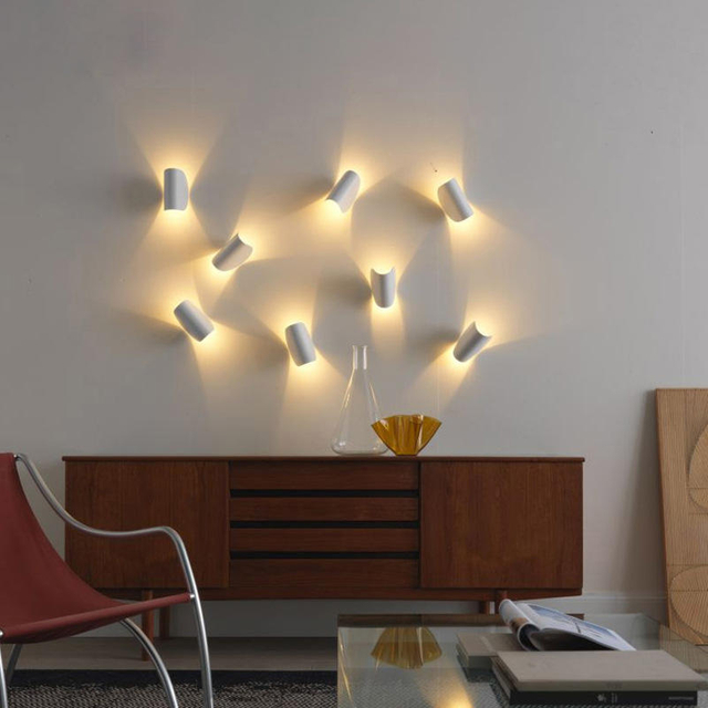 G4 lamp holder Italian Minimalist Wall Lamp Bedroom Bedside wall light Living Room Creative Rotating Art Hotel Wall Lamp Nordic