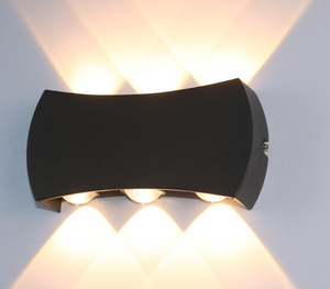 6W Modern Minimalist Outdoor Indoor Hotel Aisle Corridor Door Courtyard Staircase Porch LED Waterproof Moon Wall Lamp