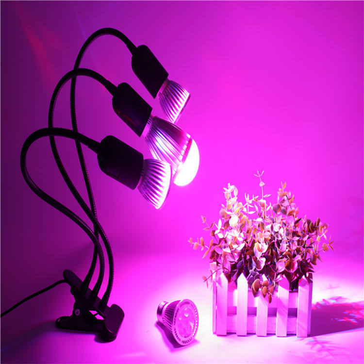 Cross-border LED Clip Lamp Bulb Single Head Double Head Three Head Clip Lamp Holder E27 Universal Lamp Holder With Clip