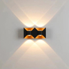 6W 12W Decorate Modern Contemporary Garden Aluminum Outdoor Wall Light Up Down LED Wall Lights