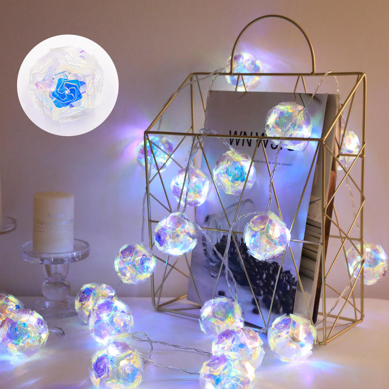LED Christmas Decoration Light New Year Room Decor Garland Holiday Ornaments Outdoor Garden Decor String Lamp Santa Claus Lights