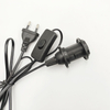 1.8m E14 Dimmer Lamp Base Holder Power Cord Cable Electric Power Dimmer Switch Cord For Himalayan Salt Lamp EU Plug 303 2pcs