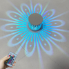 Mounted LED Wall Light RGB Effect Lamp Sunflower Projection Rays AC85-265V Remote Control Corridor Wall Lamp 1W/ 3W