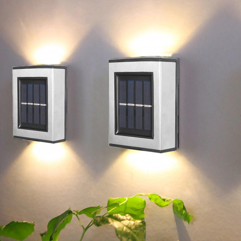 outdoor solar wall lamp