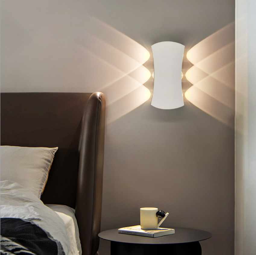 6W Modern Minimalist Outdoor Indoor Hotel Aisle Corridor Door Courtyard Staircase Porch LED Waterproof Moon Wall Lamp