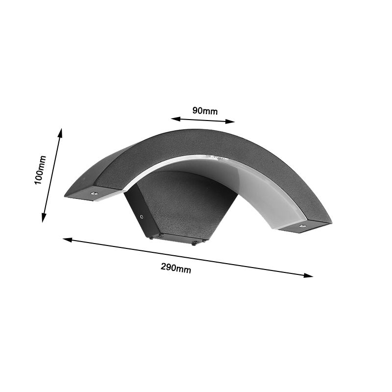 Tuya APP control 9W 12W Wall Lamp App Control Smart outdoor Lighting Acrylic Wall Mounted Light Led Smart Wall Lamps Sconce
