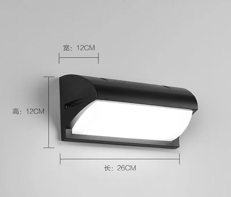 Led Wall Lamp Aluminum Outdoor IP65 Waterproof Up Down Wall Light For Home Stair Bedroom Bedside Bathroom Corridor Lighting