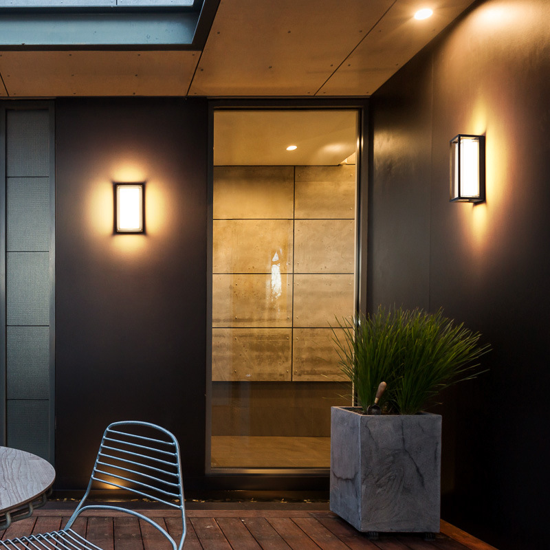 Acrylic Modern Minimalist LED Wall Light Waterproof IP65 9W Indoor Outdoor LED Wall Lamp for Garden Street Lighting Abstract