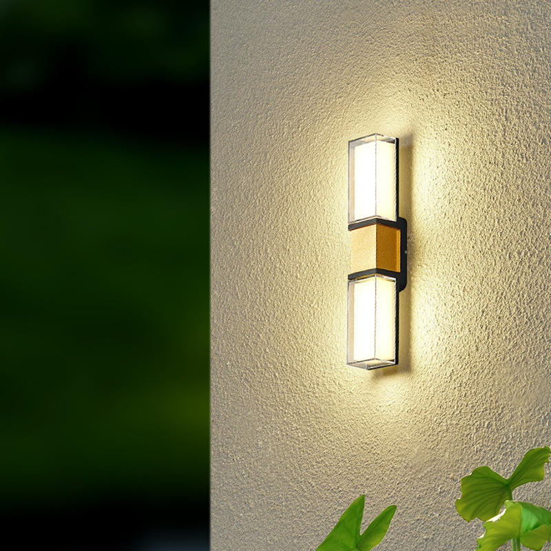 9W 10W Outdoor Wall Light LED Waterproof IP65 Aluminum Strip Indoor And Outdoor Lighting Decoration Garden Porch Light Fixtures 85-265v