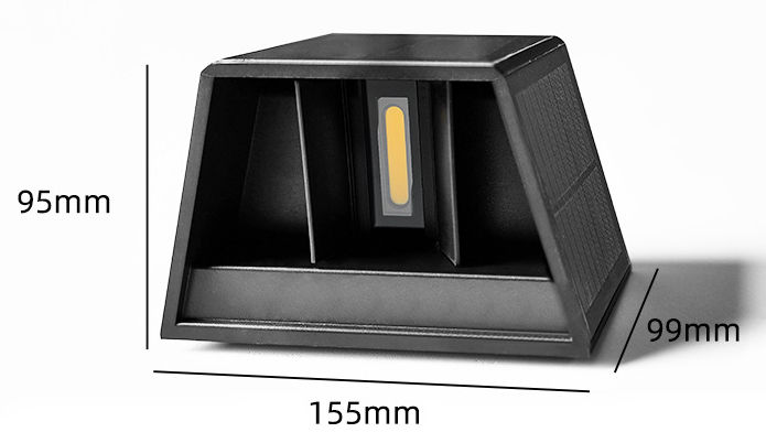 NEW Solar Wall Lights Outdoor Waterproof Street Decoration Wall Lighting LED Solar Power Porch Lamp For Villa Patio Garden