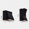 Outdoor Lighting Waterproof Wall Lamp Modern Aluminum Up And Down Led Wall Light Exterior Garden Yard Porch Light