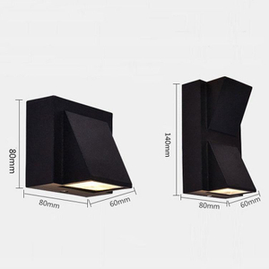 Outdoor Lighting Waterproof Wall Lamp Modern Aluminum Up And Down Led Wall Light Exterior Garden Yard Porch Light