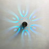New RGB led lamp with controller beautiful high quality cheap price night light Spiral hole RGB LED Wall Lamp Light