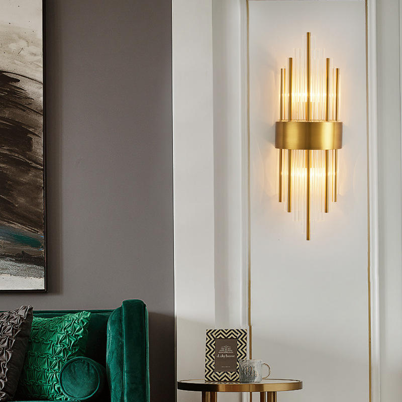 Modern household indoor lighting LED linear wall light is applicable to bedroom and living room wall lamp luxury lights for home