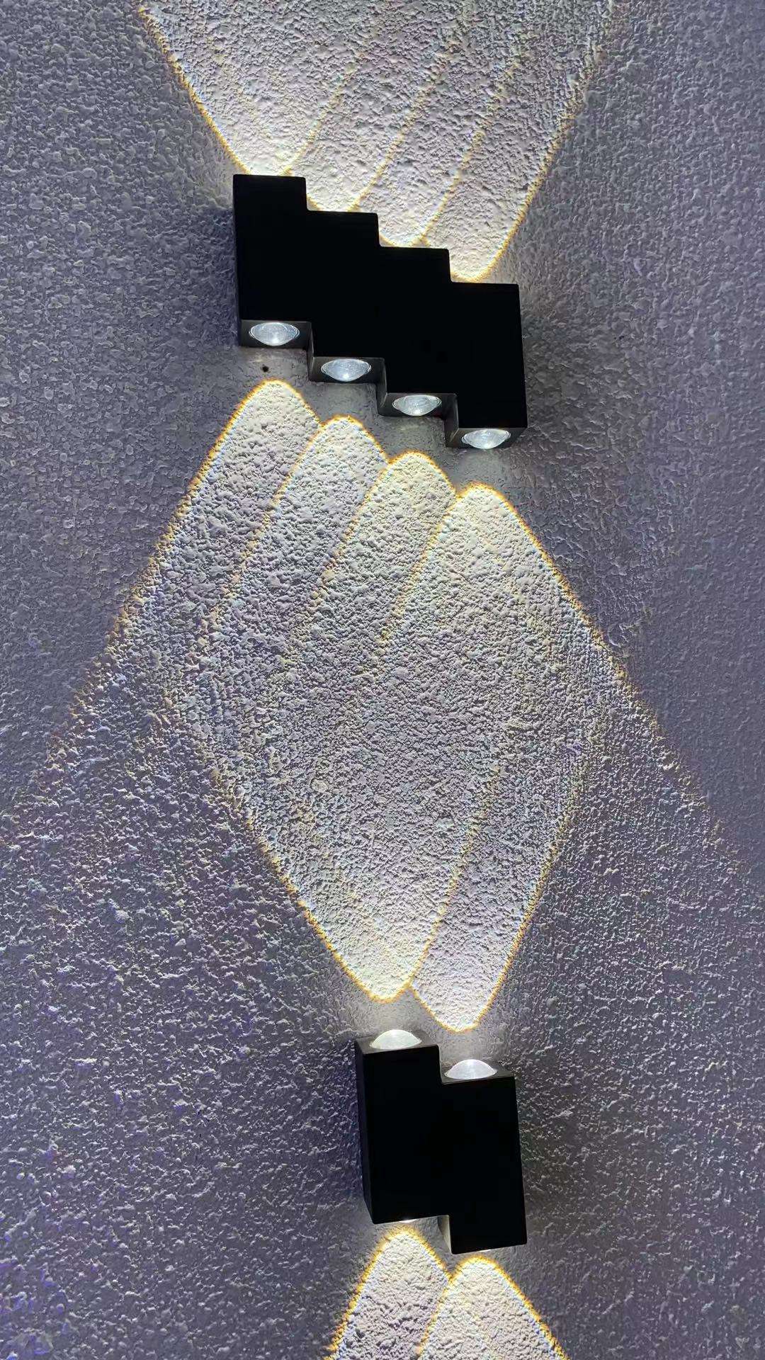 Decorative LED Light 4 Waterproof Stair Wall Lamp And Modern Outdoor Nightlight Outdoor Led Wall Light Waterproof Wall