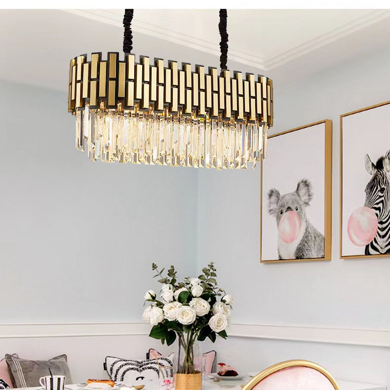 LED crystal chandelier dining room chandeliers modern chandelier E14 bulb Ring Chandelier for Living Room Pendant Light Decorative Lighting Style crystal chandelier