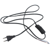 1.8m line Cable 303 On Off Power Cord For LED Lamp with Button switch EU Plug Light Switching