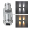 2x1W AC85-265V Aluminum Modern LED Wall Lights Wall Lamp Sconce Mirror Light for Indoor Wall Decoration Or Lighting