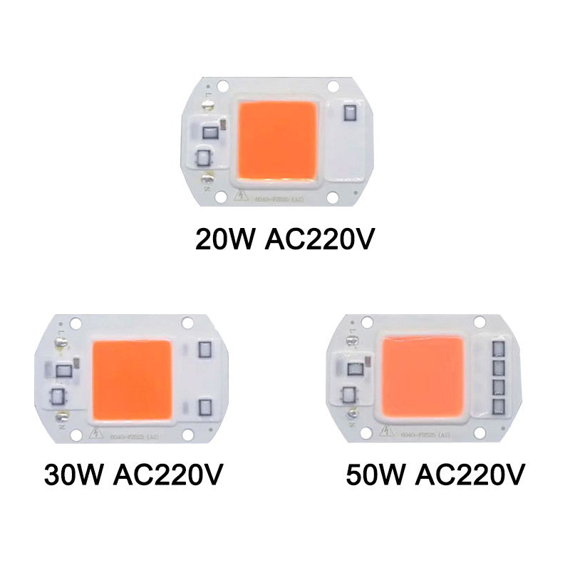 High Power full spectrum led grow chip 20W 30W 50W for Indoor Plant Growth Lighting