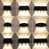 Modern LED Wall Light Up And Down Lighting Cube Sconce Lamp Fixture Mount Indoor Outdoor Home Room Bedroom Hotel Lighting Decoration