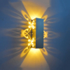 New arrival 6W double Butterfly Aluminum led wall sconce for interior wall lights Beauty Room flower background night light