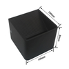 Black Ceramic 3W Cube Led Wall Lamp Up And Down for Indoor Decrotaion with Factory Price Wall Lamp Modern Lighting