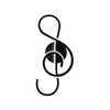 Music Note Modern Minimalist Style Aluminum Decorative LED Wall Sconce Creative Bedroom Living Room Corridor Aisle Wall Light